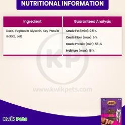 Cadet Gourmet Duck Breast Treats for Dogs 2.5-lb