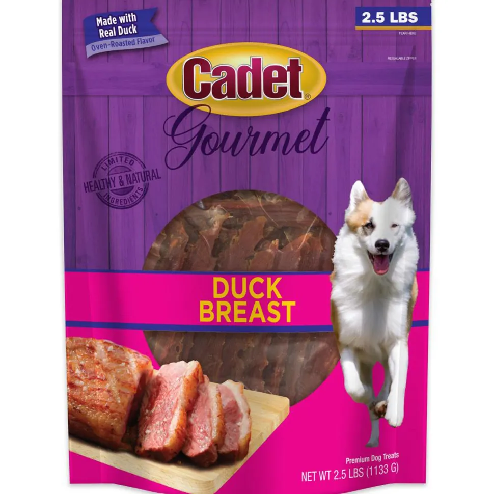 Cadet Gourmet Duck Breast Treats for Dogs 2.5-lb