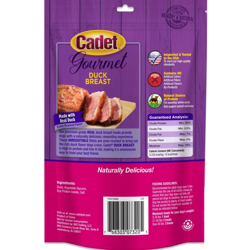 Cadet Gourmet Duck Breast Treats for Dogs 3-oz