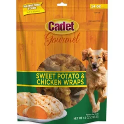 Cadet Gourmet Sweet Potato & Chicken Wrapped Dog Treats 14-oz