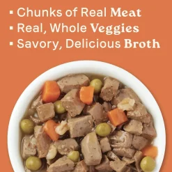 CANIDAE All Life Stages Chunky Stew Wet Dog Food Topper Chicken & Vegetable 12.7-oz