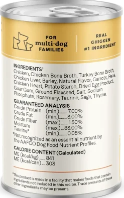 CANIDAE All Life Stages Chunky Stew Wet Dog Food Topper Chicken & Vegetable 12.7-oz
