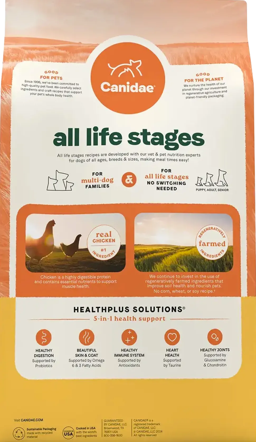 Canidae All Life Stages Dry Dog Food Real Chicken & Ancient Grains Recipe 5-lb