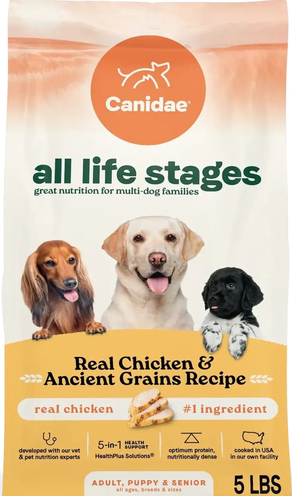 Canidae All Life Stages Dry Dog Food Real Chicken & Ancient Grains Recipe 5-lb