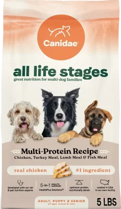 Canidae All Life Stages Dry Dog Food Multi-Protein Recipe 5-lb