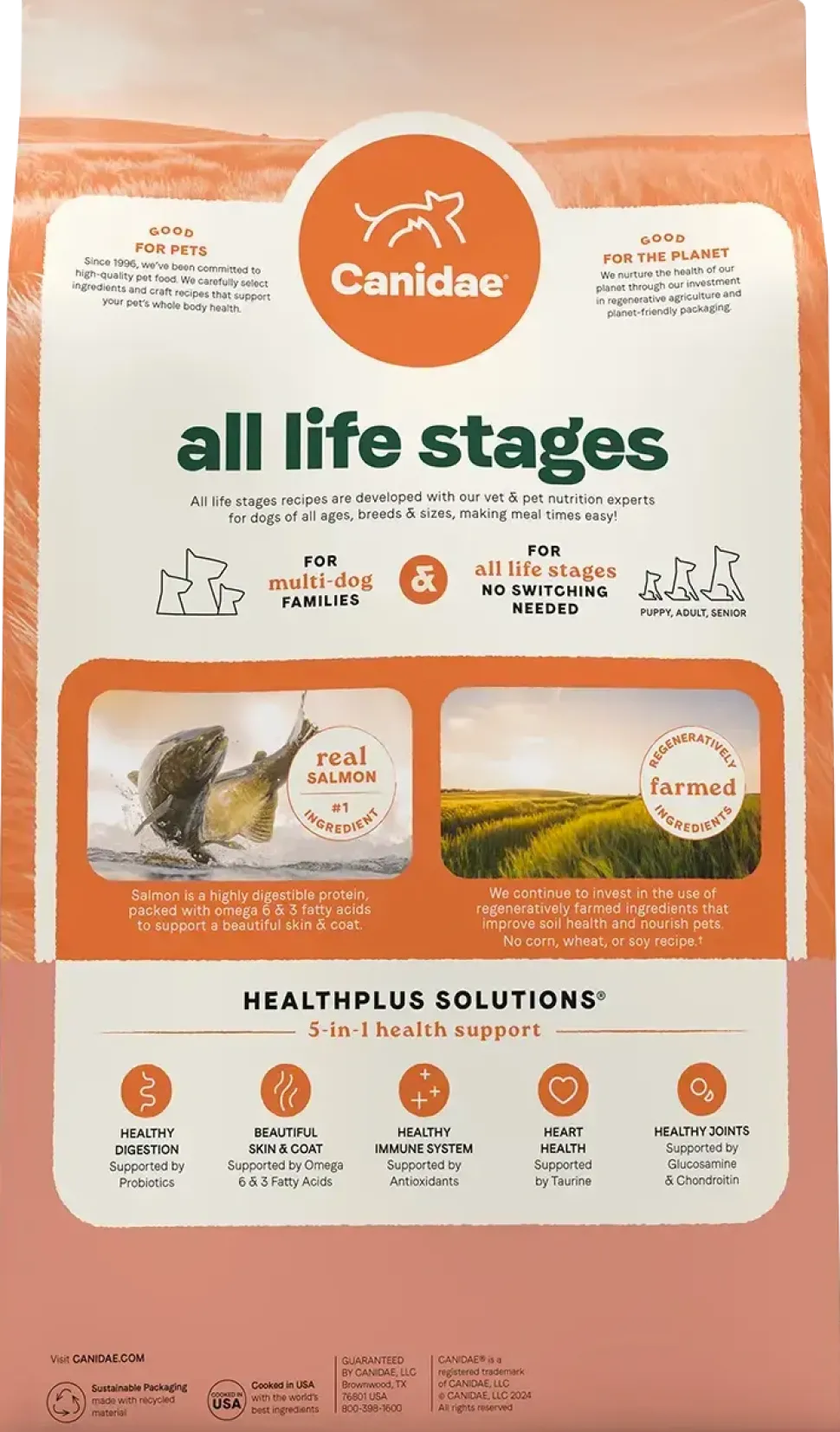 Canidae All Life Stages Dry Dog Food Real Salmon & Ancient Grains Recipe 5-lb