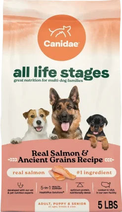 Canidae All Life Stages Dry Dog Food Real Salmon & Ancient Grains Recipe 5-lb