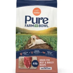 CANIDAE PURE Farm to Bowl Adult Dry Dog Food Grass-Fed Beef & Barley 4-lb