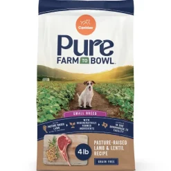 CANIDAE PURE Farm to Bowl Small Breed Adult Dry Dog Food Pasture-Raised Lamb & Lentil 4-lb