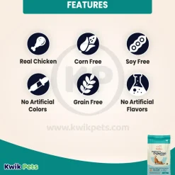 CANIDAE PURE Goodness for Digestion Adult Dry Cat Food Real Chicken 10-lb