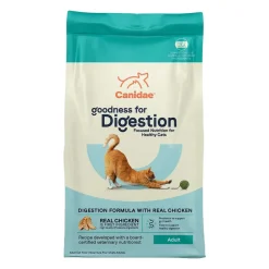 CANIDAE PURE Goodness for Digestion Adult Dry Cat Food Real Chicken 5-lb