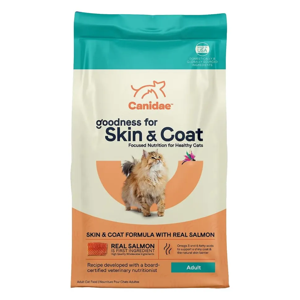 CANIDAE PURE Goodness for Skin & Coat Adult Dry Cat Food Salmon 10-lb