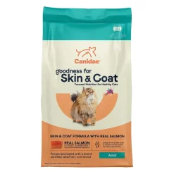 CANIDAE PURE Goodness for Skin & Coat Adult Dry Cat Food Salmon 5-lb