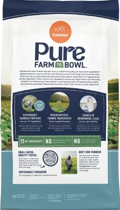 Canidae Pure Goodness Grain-Free Limited Ingredient Adult Dry Dog Food Lamb, Goat & Venison Meals Recipe 4-lb