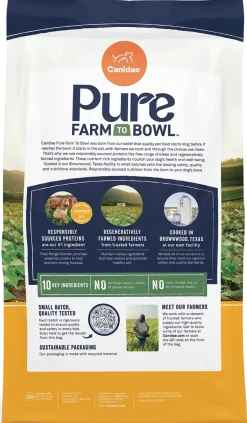 Canidae Pure Goodness Grain-Free Limited Ingredient Adult Dry Dog Food Real Chicken, Lentil & Potato Recipe 4-lb