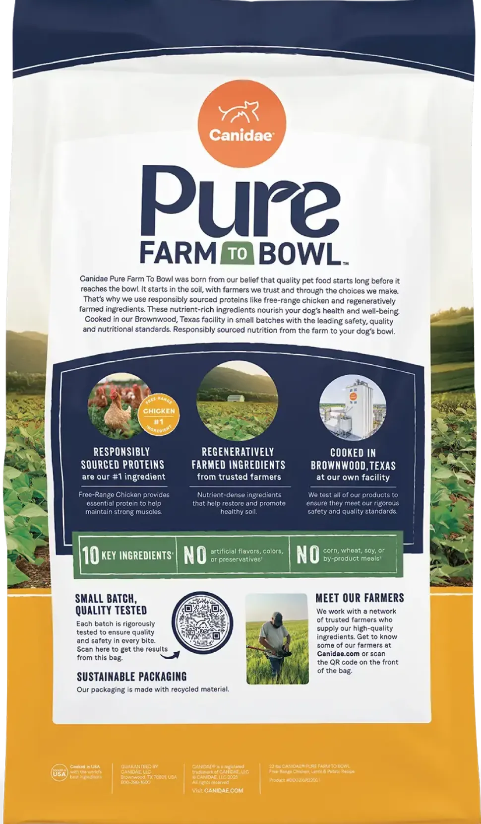 Canidae Pure Goodness Grain-Free Limited Ingredient Adult Dry Dog Food Real Chicken, Lentil & Potato Recipe 4-lb