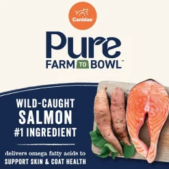 Canidae Pure Goodness Grain-Free Puppy Dry Food Real Salmon & Sweet Potato Recipe 4-lb