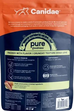 CANIDAE PURE Goodness Grain-Free Biscuit Dog Treats Duck & Chickpea 11-oz