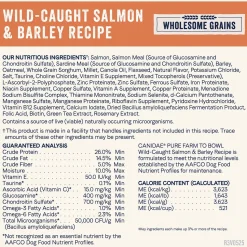 Canidae Pure Goodness Wholesome Grains Adult Dry Dog Food Real Salmon & Barley Recipe 4-lb