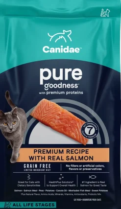 CANIDAE Pure Grain-Free Limited Ingredient Dry Cat Food Premium Recipe with Salmon 5-lb