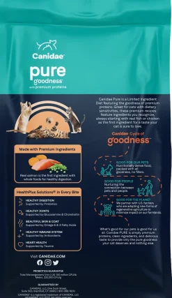CANIDAE Pure Grain-Free Limited Ingredient Dry Cat Food Premium Recipe with Salmon 5-lb