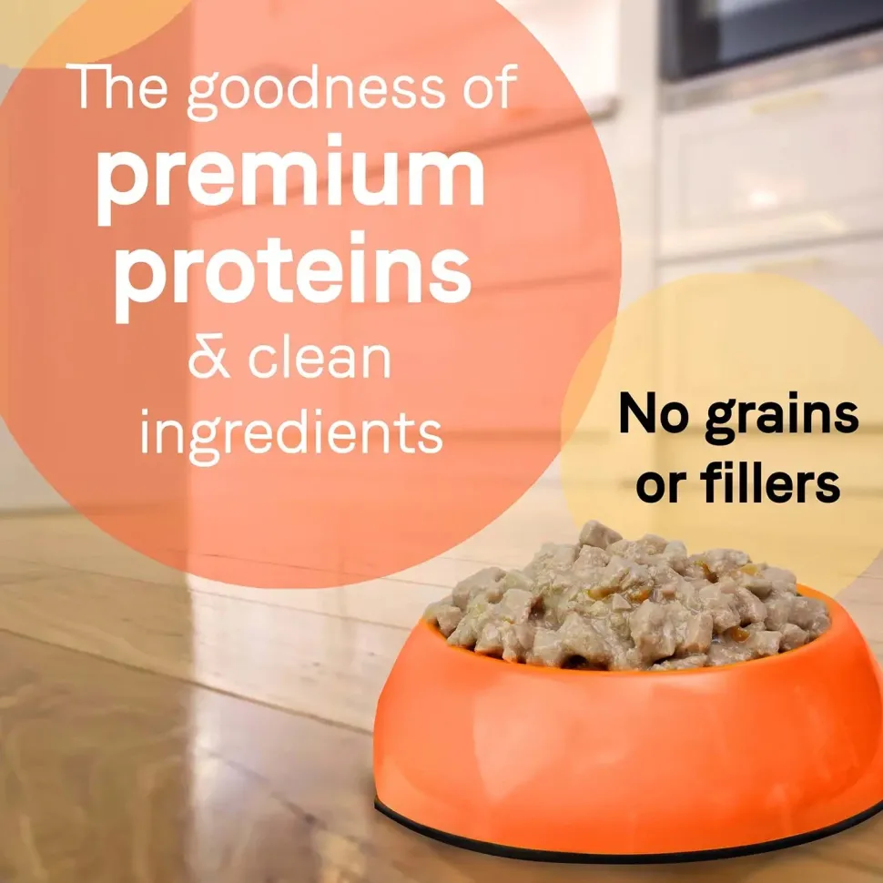 CANIDAE PURE Petite Goodness for Small Breed Grain-Free Paté Canned Dog Food Salmon & Shrimp 3.5-oz