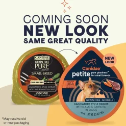 CANIDAE PURE Petite Goodness for Small Breed Grain-Free Morsels Canned Dog Food Lamb & Carrots 3.5-oz