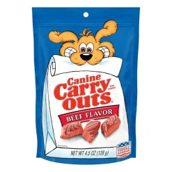 Canine Carry Outs Soft & Chewy Dog Treats Beef 4.5-oz