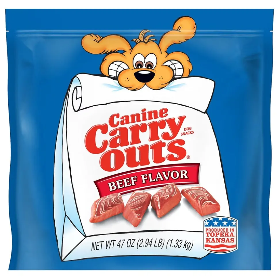 Canine Carry Outs Soft & Chewy Dog Treats Beef 47-oz