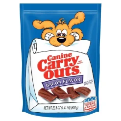 Canine Carry Outs Soft & Chewy Dog Treats Bacon 22.5-oz