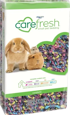 Carefresh Complete Comfort Confetti Paper Bedding for Small Animals 23 Liter