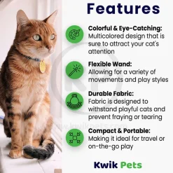 Cat Dancer Products Charmer Cat Toy Multicolor One Size