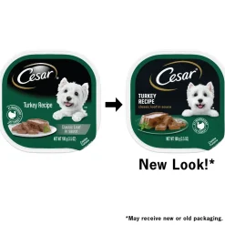 Cesar Classic Loaf in Sauce Adult Wet Dog Food Turkey 3.5-oz