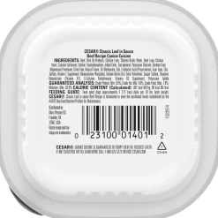 Cesar Classic Loaf in Sauce Adult Wet Dog Food Beef 3.5-oz 24 Count