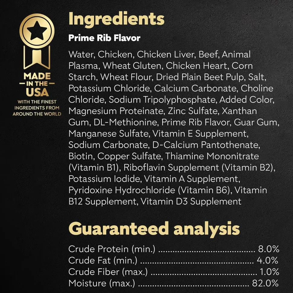 Cesar Filets in Gravy Adult Wet Dog Food Prime Rib 3.5-oz