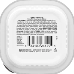 Cesar Filets in Gravy Adult Wet Dog Food Prime Rib 3.5-oz