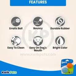 Chuckit! Fetch Ball Dog Toy Assorted Small 2 Count