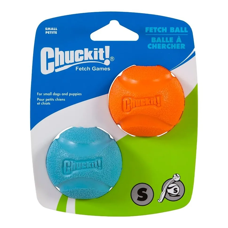Chuckit! Fetch Ball Dog Toy Assorted Small 2 Count