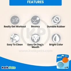 Chuckit! Fetch Ball Dog Toy Assorted Medium 2 Count