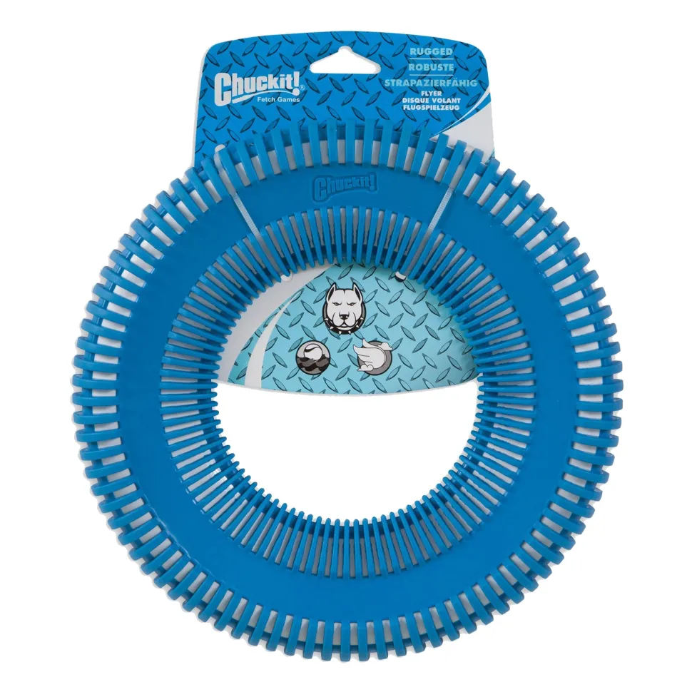 Chuckit! Rugged Flyer Disc Dog Toy Assorted Medium