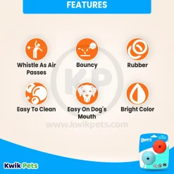Chuckit! The Whistler Ball Dog Toy Assorted Medium 2 Count