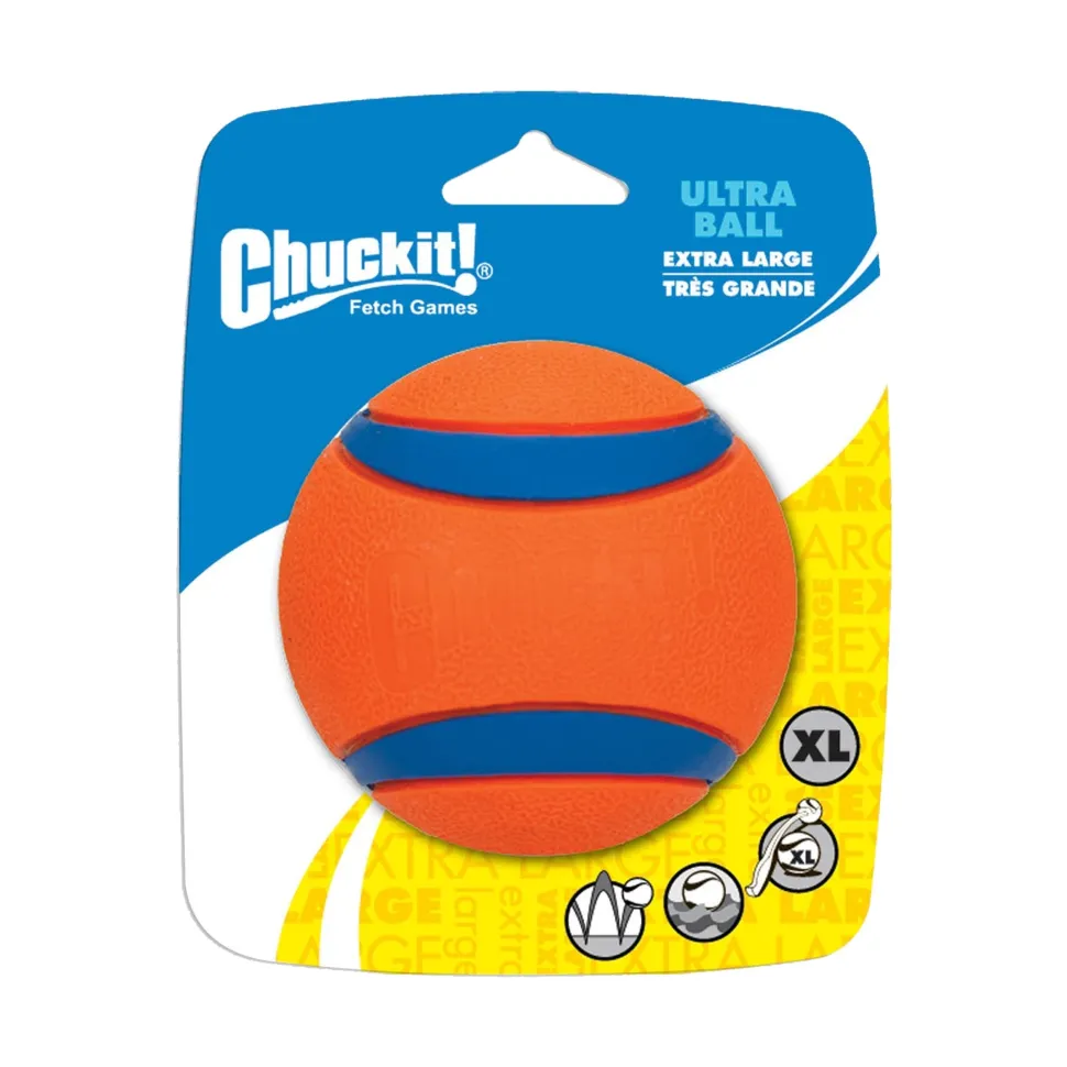Chuckit! Ultra Ball Dog Toy Blue/Orange X-Large