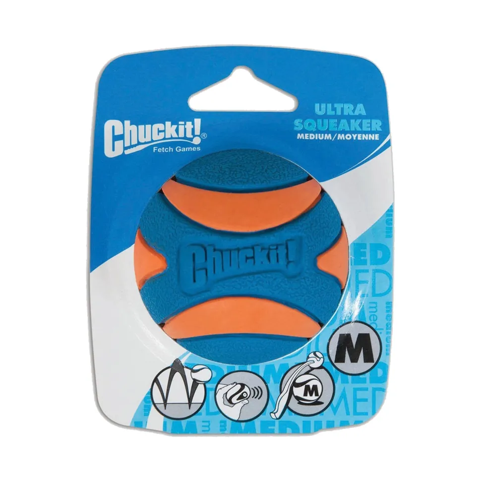 Chuckit! Ultra Squeaker Ball Dog Toy Medium