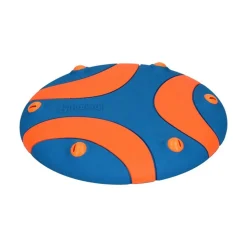 Chuckit! Whistle Flight Dog Toy Blue/Orange One Size