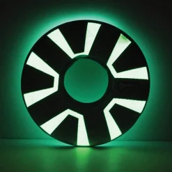 Chuckit! ZipFlight Max Glow Dog Toy Green/White Medium