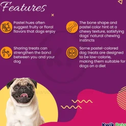 Claudia’s Canine Bakery LUV Bones Pastel Dog Treat