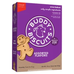 Cloud Star Buddy Biscuits Crunchy Dog Treats Assorted Flavors 16-oz