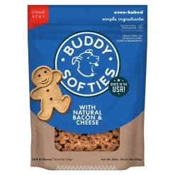 Cloud Star Buddy Biscuits Softies Dog Treats with Natural Bacon & Cheese 20-oz