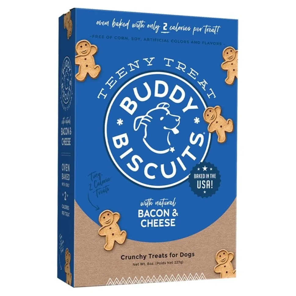 Cloud Star Buddy Biscuits Teeny Crunchy Dog Treats Bacon & Cheese 8-oz