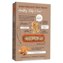 Cloud Star Buddy Biscuits Teeny Crunchy Dog Treats Peanut Butter 8-oz